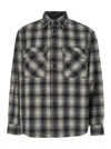 Tonywack 'ombré' Multicolor Shirt With Check Motif And Two Front Pocket In Wool Blend Man In Multicolor