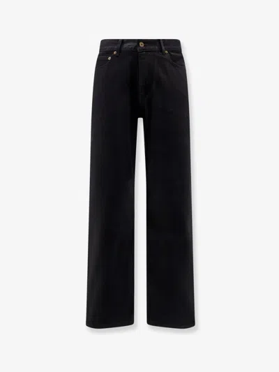 Tonywack Straight Fit Black Denim Trousers