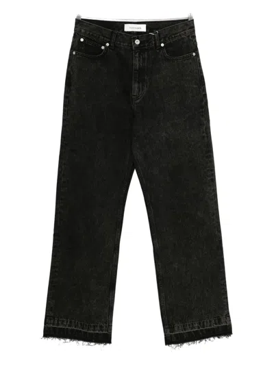 Tonywack Straight-leg Jeans In Black