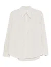 Tonywack Striped Shirt In White