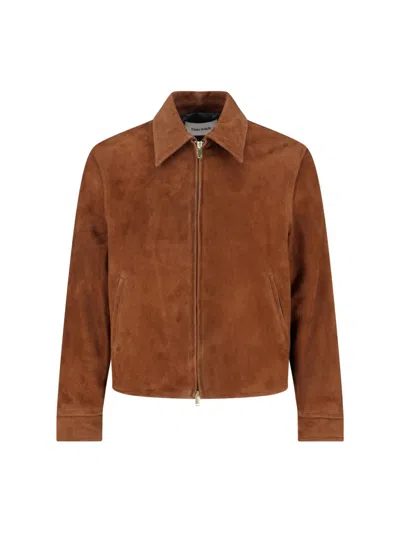 Tonywack Suede Jacket In Brown