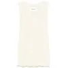 Tonywack Wool Ribbed Tank In White