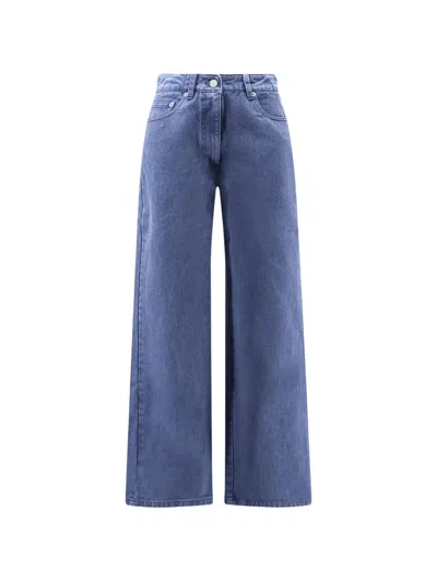 Tonywack Washed-effect Five-pocket Jeans In Blue