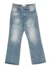 Tonywack Wide-leg Jeans In Blue