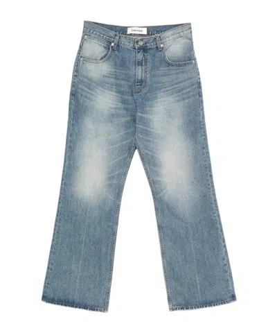 Tonywack Wide-leg Jeans In Gray