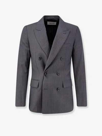 Tonywack Wool Blend Blazer In Gray