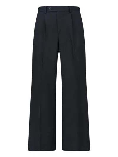 Tonywack Wool Blend Pants In Blue