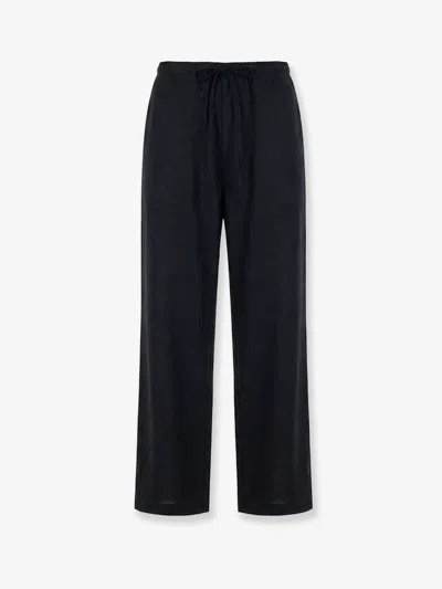 Tonywack Wool Blend Trousers In Black