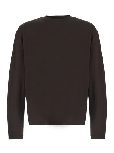 Tonywack Wool-blend V-neck Sweater In Brown