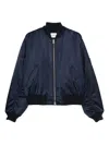 Tonywack Zip-front Patch-pocket Bomber Jacket In Blue