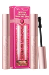 Too Faced Better Than Sex Mascara Duo $58 Value In Black
