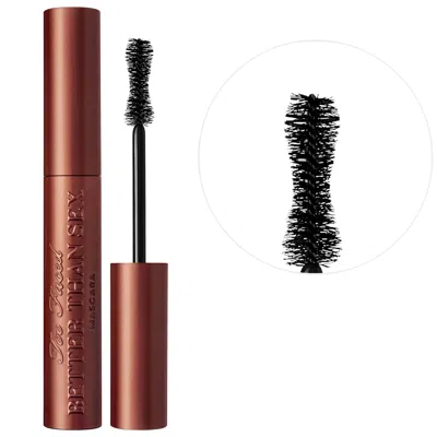 TOO FACED BETTER THAN SEX VOLUMIZING & LENGTHENING MASCARA CHOCOLATE 0.27 OZ / 8 ML