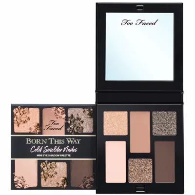 Too Faced Born This Way Cold Smolder Nudes Mini Eyeshadow Palette In White