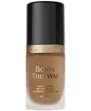 Too Faced Born This Way Flawless Coverage Natural Finish Foundation In Chestnut - Deep W,golden Undertones
