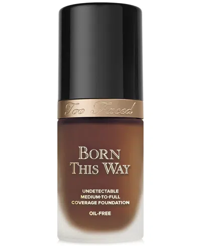 Too Faced Born This Way Flawless Coverage Natural Finish Foundation In Truffle - Rich W,golden Undertones