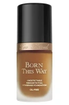 Too Faced Born This Way Natural Finish Longwear Liquid Foundation Chestnut 1 oz/ 30 ml In Chestnut