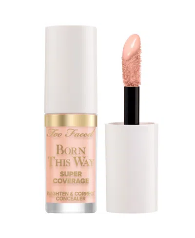 Too Faced Born This Way Super Coverage Brighten And Correct Concealer, 0.6 Oz. In Pink
