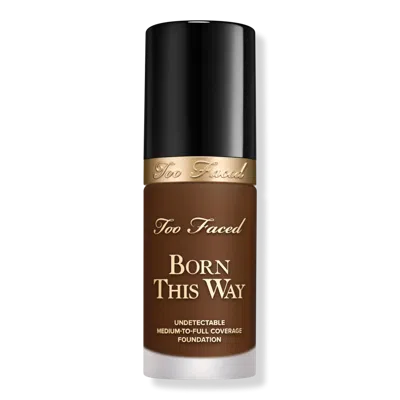 Too Faced Born This Way Undetectable Medium-to-full Coverage Foundation - Truffle In Brown