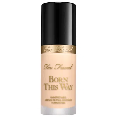 Too Faced Born This Way Undetectable Medium-to-full Coverage Foundation Snow 1 Oz/30 ml In White