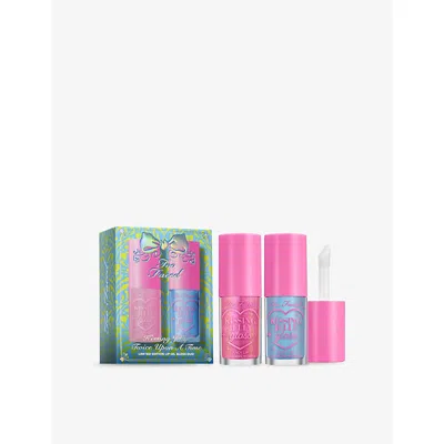 Too Faced Bubblegum/blue Snow Cone Kissing Jelly Lip Oil Gloss Ornament<br/>kissing Jelly Twice Upon A Time Li