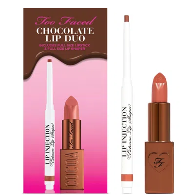 Too Faced Chocolate Lip Duo In White