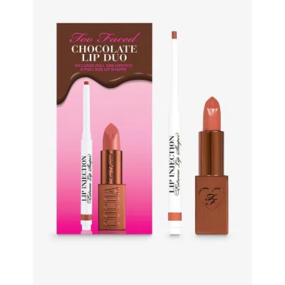 Too Faced Chocolate Lip Duo Worth £44 In Brown