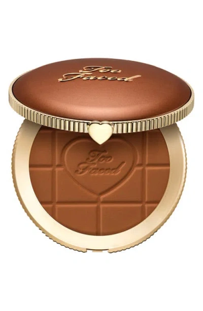 Too Faced Chocolate Soleil Matte Blurring Bronzer In Brown