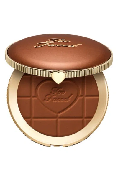 Too Faced Chocolate Soleil Matte Blurring Bronzer In Brown