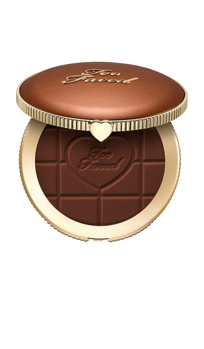 Too Faced Chocolate Soleil Matte Blurring Bronzer In Brown