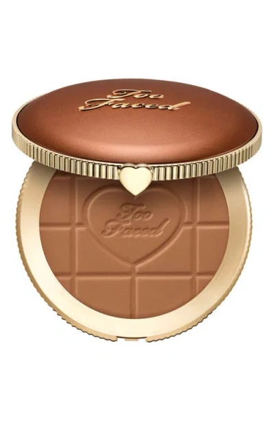 Too Faced Chocolate Soleil Matte Blurring Bronzer In Brown