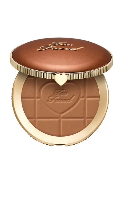 Too Faced Chocolate Soleil Matte Blurring Bronzer In Brown