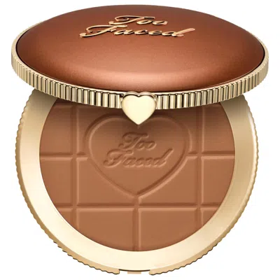 Too Faced Chocolate Soleil Matte Blurring Bronzer Milk Chocolate 0.28 Oz/8 G In Brown