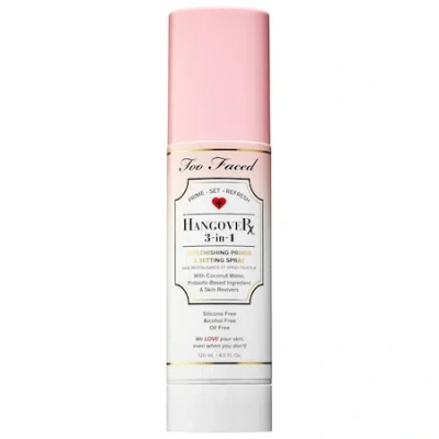 TOO FACED HANGOVER 3-IN-1 REPLENISHING PRIMER & SETTING SPRAY 4 OZ/ 120 ML,1952928