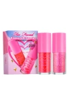 Too Faced Kissing Jelly Favorites Lip Oil Gloss Set $44 Value