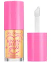 Too Faced Kissing Jelly Lip Oil Gloss In Pina Colada