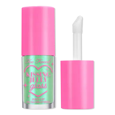 Too Faced Kissing Jelly Hydrating Lip Oil Gloss - Green Apple