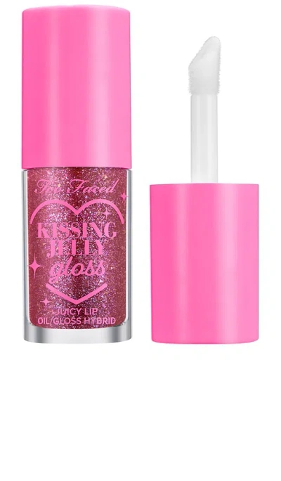 Too Faced Kissing Jelly Lip Oil Gloss In Grape Soda
