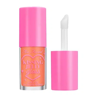 Too Faced Kissing Jelly Lip Oil Gloss In Orange
