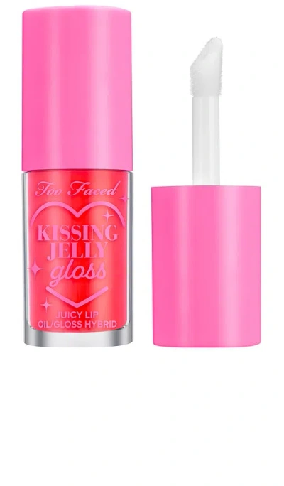 Too Faced Kissing Jelly Lip Oil Gloss In Sour Watermelon