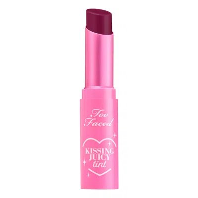 TOO FACED KISSING JUICY TINT LIP BALM GRAPE SODA 0.1 OZ/3 ML