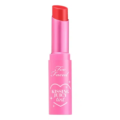 TOO FACED KISSING JUICY TINT LIP BALM SOUR WATERMELON 0.1 OZ/3 ML