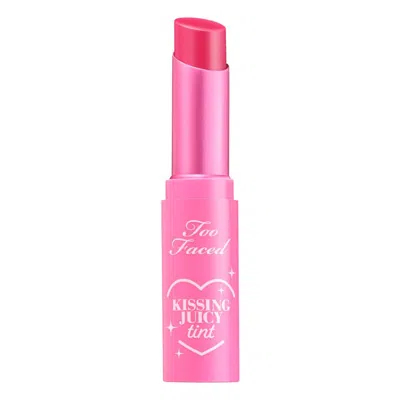 TOO FACED KISSING JUICY TINT LIP BALM STRAWBERRY FROSTING 0.1 OZ/3 ML