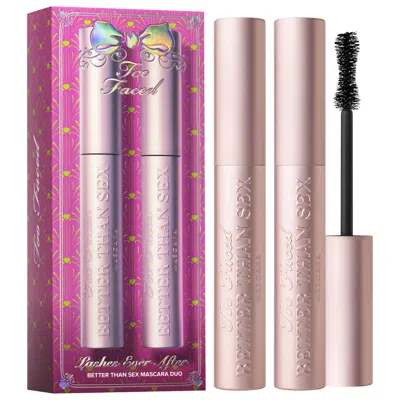 Too Faced Lashes Ever After: Better Than Sex Mascara Duo Makeup Gift Set 0.54 Oz/16 ml