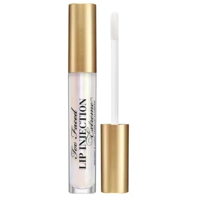 Too Faced Lip Injection Extreme Lip Plumper Gloss Original Clear 0.14 oz/ 4 ml In Transparent
