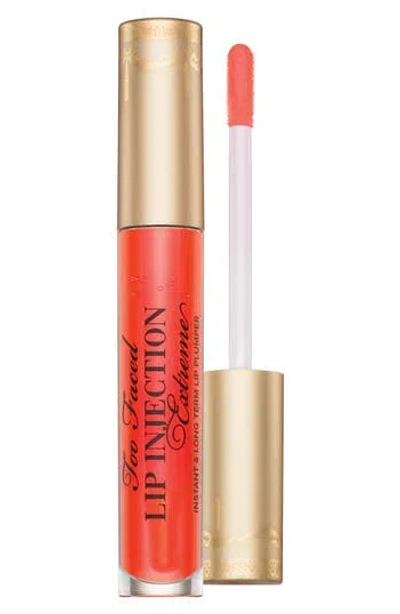 Too Faced Lip Injection Extreme Lip Plumper Gloss In Tangerine Dream