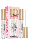 Too Faced Lip Injection Extreme Twice The Plump Lip Gloss Duo (nordstrom Exclusive) $58 Value In Clear