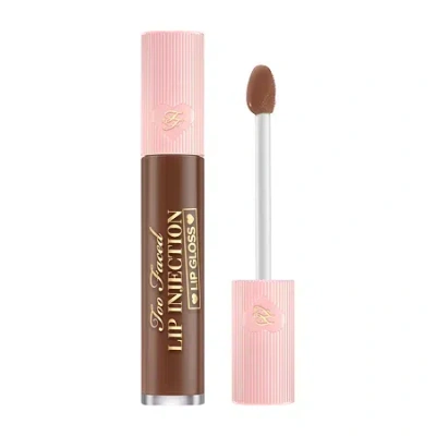 Too Faced Lip Injection Lip Gloss In Brown