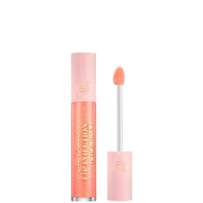 Too Faced Lip Injection Lip Gloss Cooling Instant Lip 6.5ml (various Shades) - Everything's Peachy