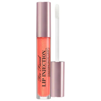 TOO FACED LIP INJECTION MAXIMUM PLUMP EXTRA STRENGTH HYDRATING LIP PLUMPER CREAMSICLE TICKLE 0.14 OZ / 4.14 ML