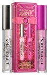 Too Faced Lip Injection Maximum Plump Lip Gloss Duo $66 Value In Multi
